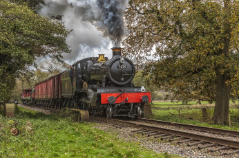 Картинка техника паровозы локомотив состав