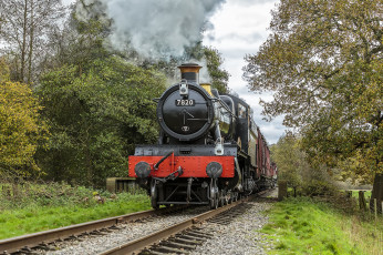 Картинка техника паровозы локомотив состав