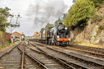 Картинка техника паровозы локомотив состав