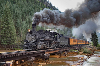 Картинка техника паровозы локомотив состав