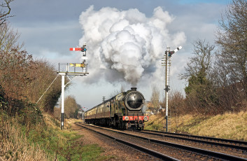 Картинка техника паровозы локомотив состав