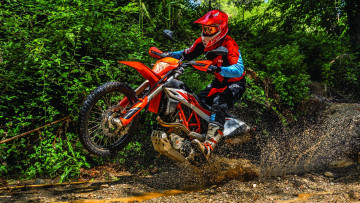 обоя 2019 ktm 690 enduro r, мотоциклы, ktm, бездорожье, мотоспорт, 2019, 690, enduro, r, грязь