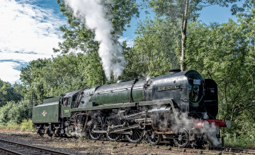 Картинка техника паровозы локомотив состав