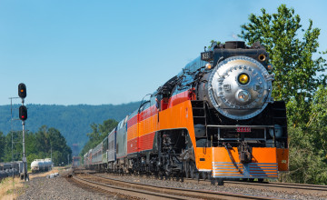 Картинка техника паровозы локомотив состав