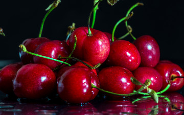 Картинка еда вишня +черешня вишни