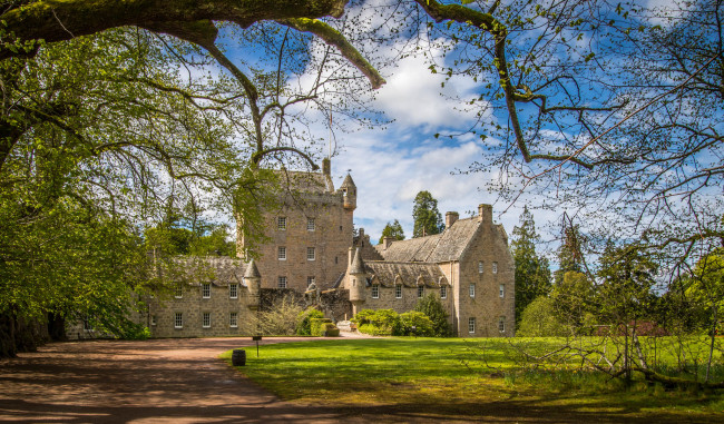 Обои картинки фото cawdor castle, города, замки англии, простор