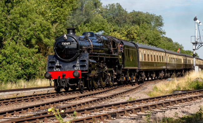 Обои картинки фото техника, паровозы, локомотив, состав