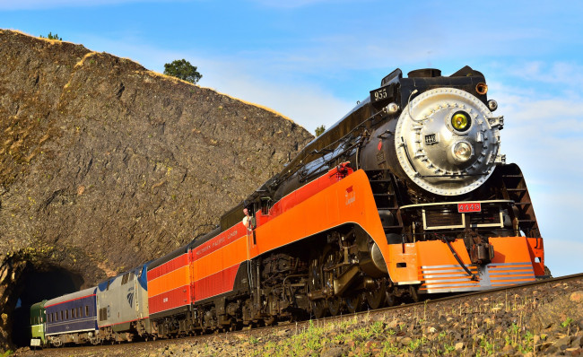 Обои картинки фото техника, паровозы, локомотив, состав