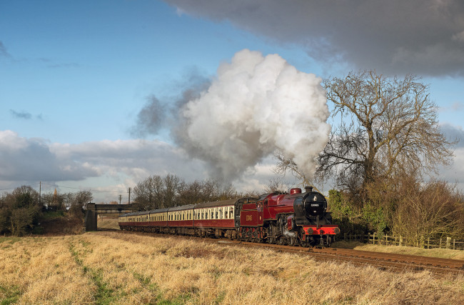 Обои картинки фото техника, паровозы, локомотив, состав