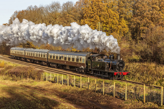 Обои картинки фото техника, паровозы, локомотив, состав