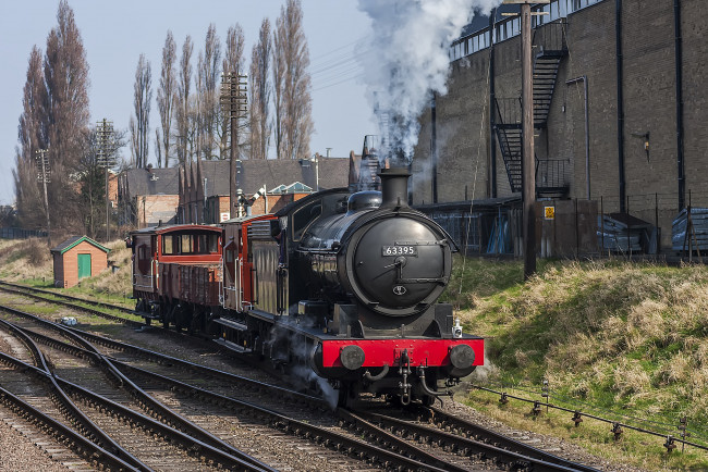 Обои картинки фото техника, паровозы, локомотив, состав