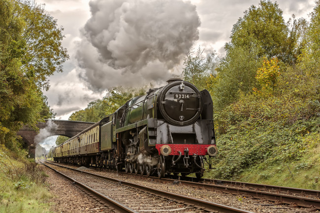 Обои картинки фото техника, паровозы, локомотив, состав