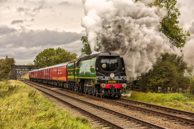 Обои картинки фото техника, паровозы, локомотив, состав