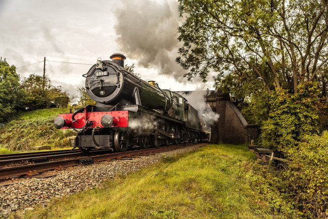 Обои картинки фото техника, паровозы, локомотив, состав