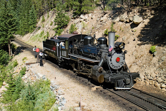 Обои картинки фото техника, паровозы, локомотив, состав