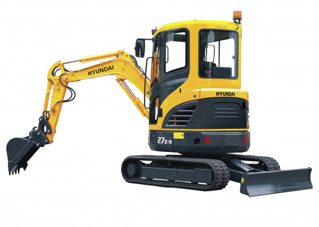 Обои картинки фото техника, экскаваторы, hyundai