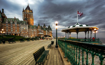 Картинка chateau+frontenac города квебек+ канада chateau frontenac