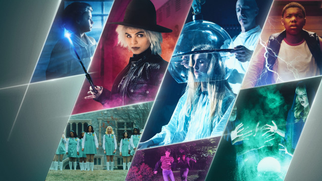 Обои картинки фото just beyond , сериал 2021 – , кино фильмы, сериал, просто, запредельно, фэнтези, комедия, фантастика, disney, plus, постер, mckenna, grace, veronica