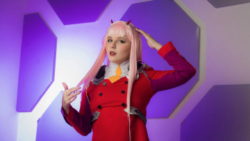 Картинка acker+cosplay девушки -+креатив +косплей образ наряд рожки