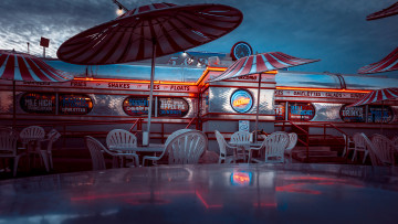 обоя интерьер, кафе,  рестораны,  отели, красивая, девушка