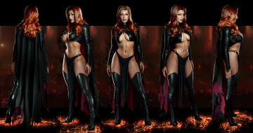 Картинка 3д+графика мультфильмы+и+в+игры the goblin queen madelyne pryor