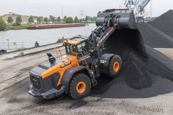 обоя техника, фронтальные погрузчики, develon