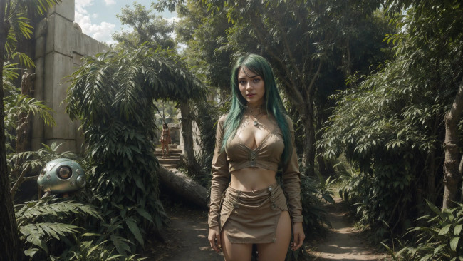 Обои картинки фото 3д графика, научная фантастика , science fiction, нейросети, графика, нейроарт, ai, art, нейронные, сети, рисунки, нейро, искусство, нейрографика, graphics, neuroart, neural, networks, drawings, neuro, neurography, девушка