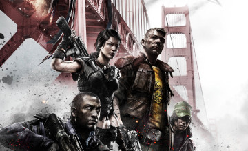 Картинка видео+игры homefront персонажи оружие мост