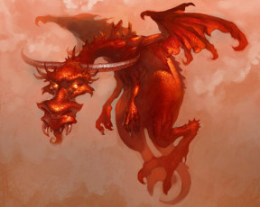 Картинка фэнтези драконы