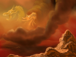 Картинка фэнтези драконы