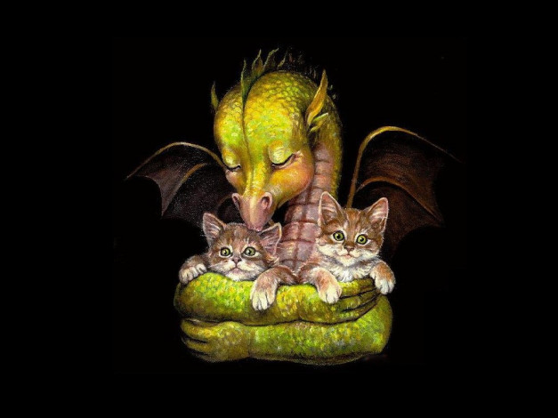 Обои картинки фото фэнтези, драконы