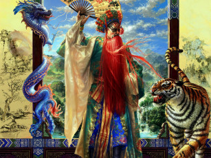 Картинка the three evils v+ фэнтези люди