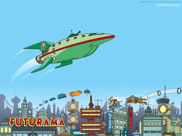 Обои картинки фото мультфильмы, futurama