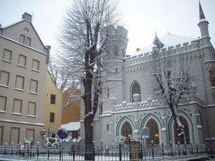 Картинка старая рига малая гильдия города латвия