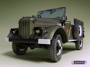 Картинка автомобили 3д ссср ретро газ-69