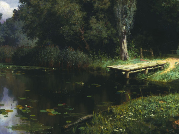 Обои картинки фото василий, поленов, рисованные