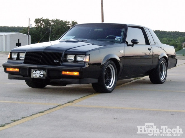 Обои картинки фото 1987, buick, grand, national, автомобили