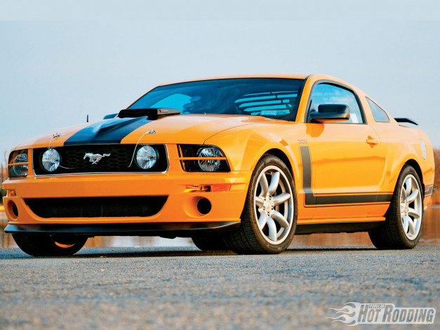 Обои картинки фото 2007, parnelli, jones, edition, saleen, mustang, автомобили