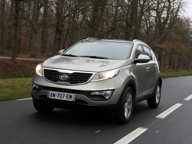 Обои картинки фото автомобили, kia, sportage