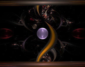 Картинка 3д графика fractal фракталы