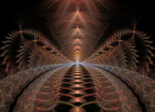 Картинка 3д графика fractal фракталы цвета узор фрактал