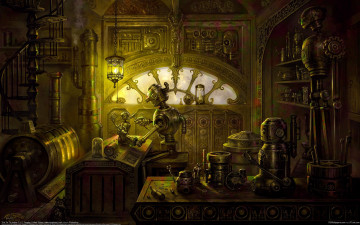 Картинка targete фэнтези роботы киборги механизмы jp