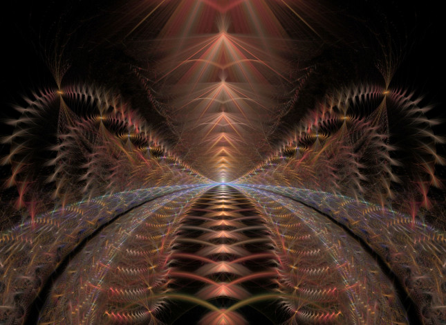 Обои картинки фото 3д, графика, fractal, фракталы, цвета, узор, фрактал