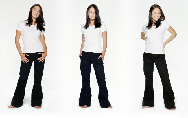 Обои картинки фото Kristin Kreuk, девушки, , , коллаж