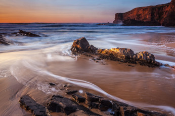 Картинка природа побережье море скалы