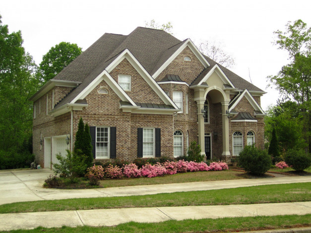 Обои картинки фото сша, джорджия, города, здания, дома, дом