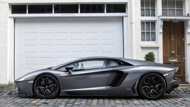 Обои картинки фото lamborghini, aventador, автомобили