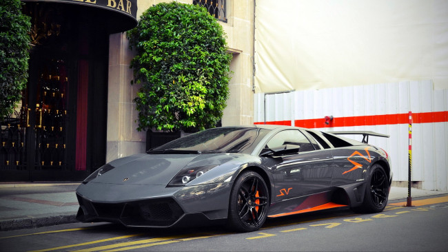 Обои картинки фото lamborghini, murcielago, автомобили
