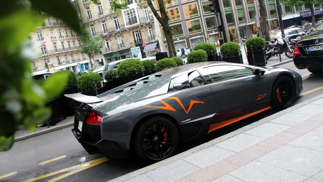 Обои картинки фото lamborghini, murcielago, автомобили