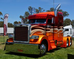 Картинка peterbilt автомобили тягач седельный грузовик тяжелый